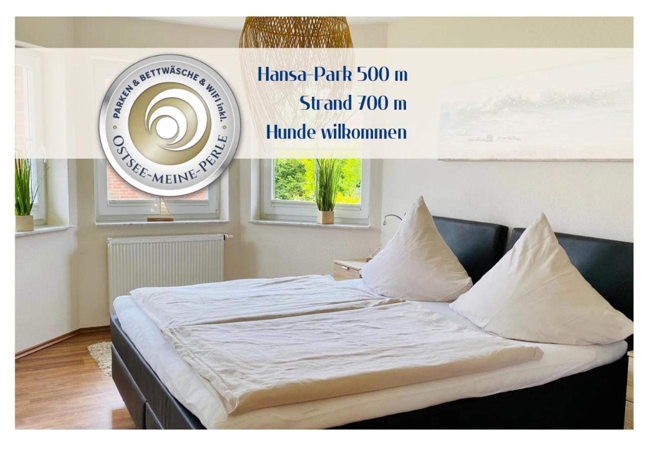 希尔克道夫Fewo Panoramadeck Familien-Strandnah-Garten-Hunde-Sport-Und Schwimmbadnah-Hansapark公寓 外观 照片